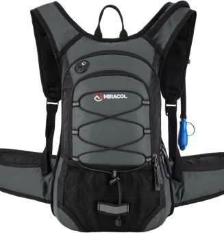 Hydration Pack Hiking Water Backpack - Miracol Insulated Water Bag with 2L Bladder